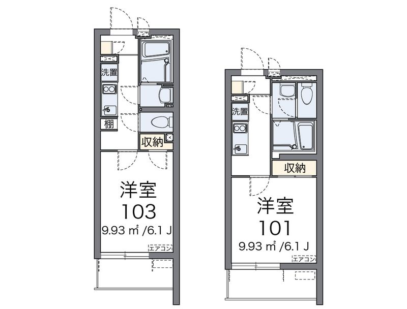 クレイノ太閤通 間取図
