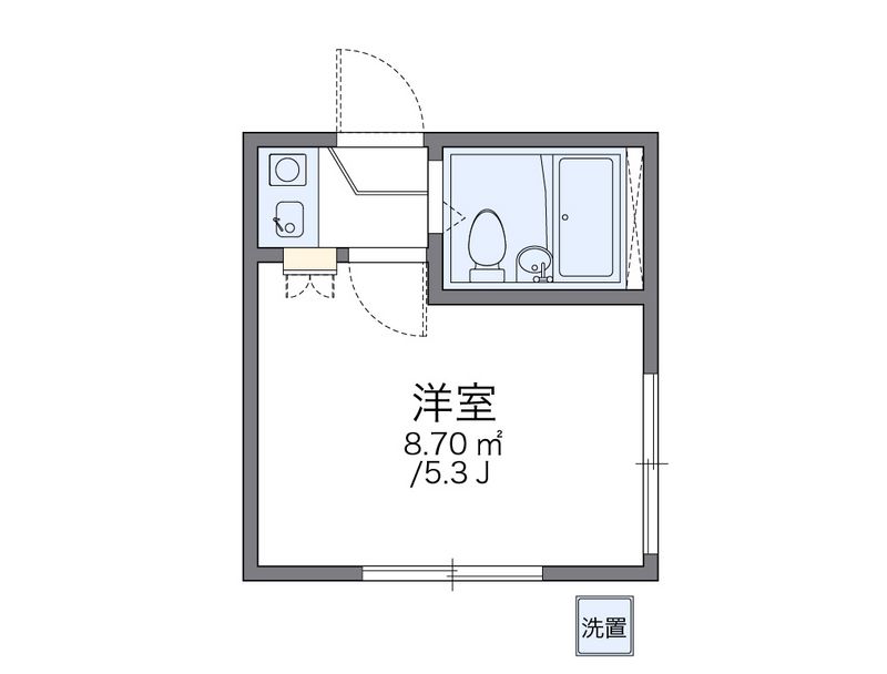 leopalace Nakadai Dai2 户型图