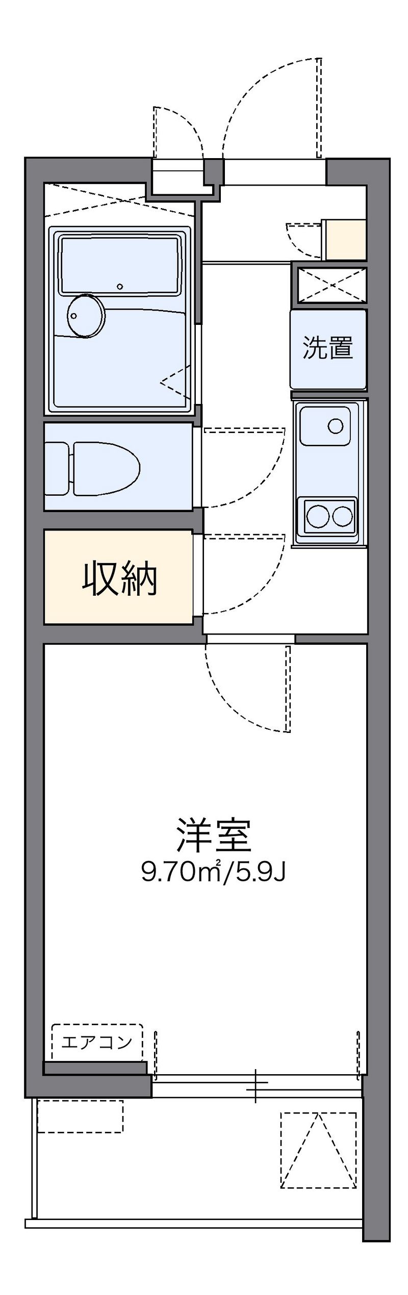 レオネクスト島上　セカンド 間取図