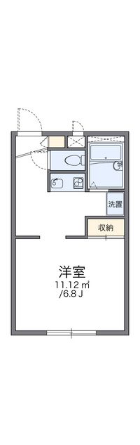 レオパレスエトワール 間取り図