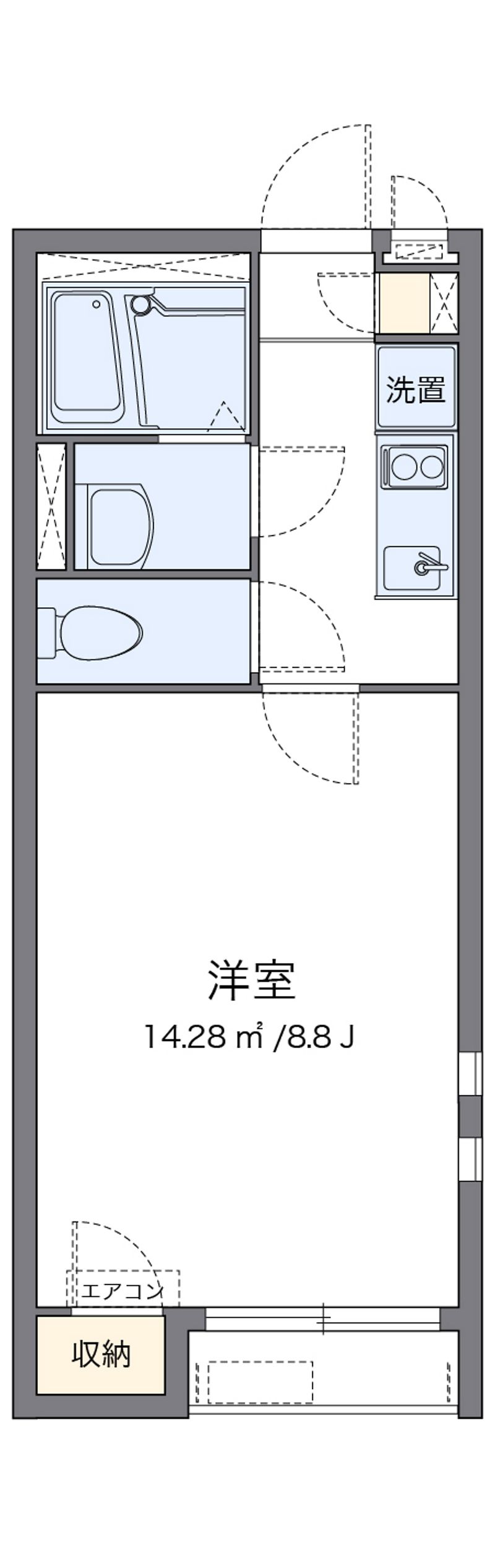 クレイノＹＡＳＡＫＡ 間取り