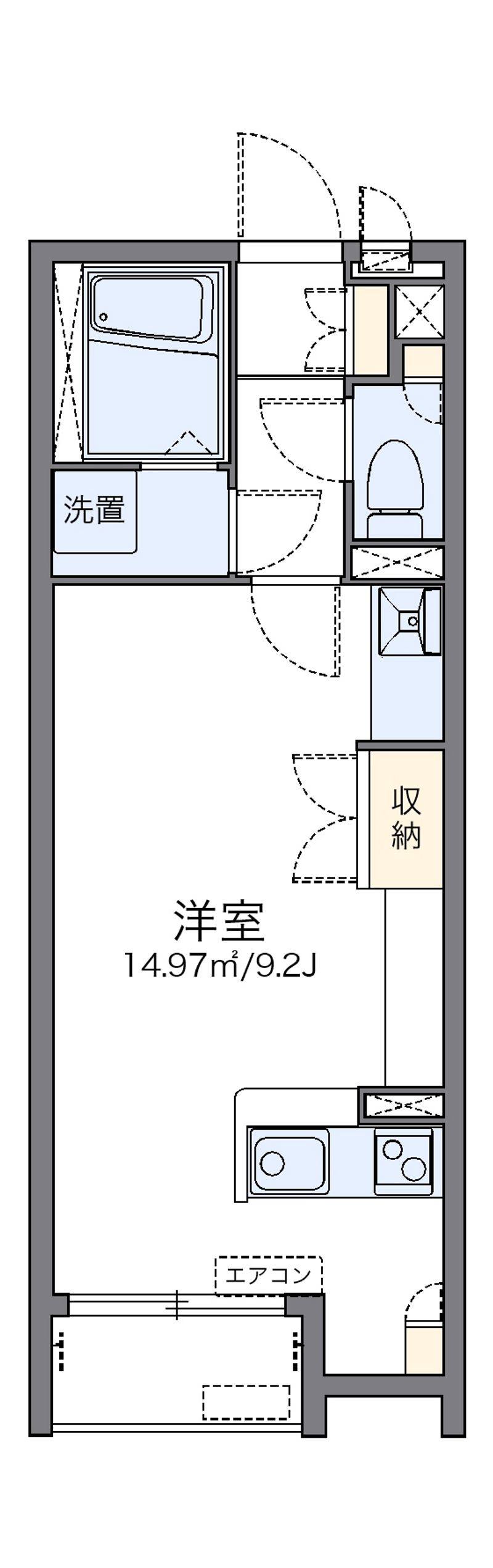 レオネクストｌｕｅⅡ 間取図