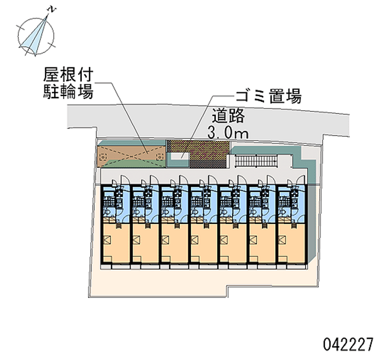 レオパレス室町 区画図