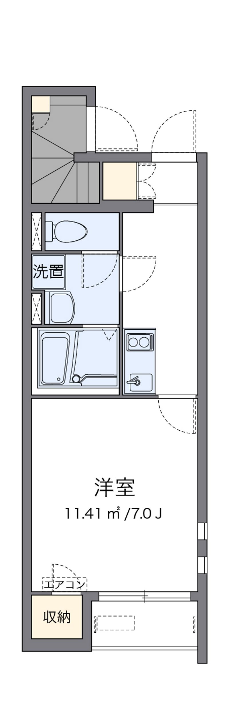 クレイノさつき 間取り
