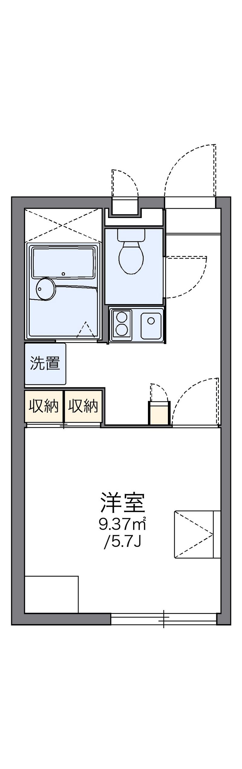 レオパレス細谷　Ｖｉｌｌａｇｅ 間取図