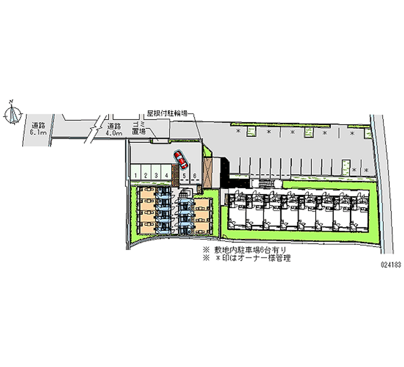 24183 bãi đậu xe hàng tháng