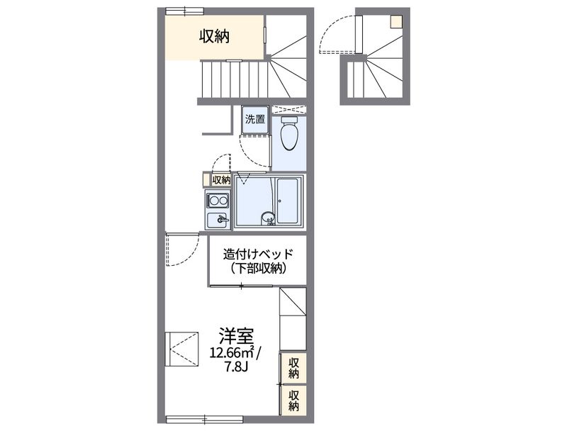 レオパレスリビエール 間取り