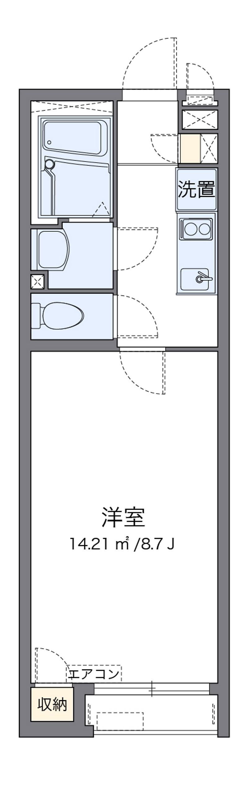 クレイノクオーレ 間取図