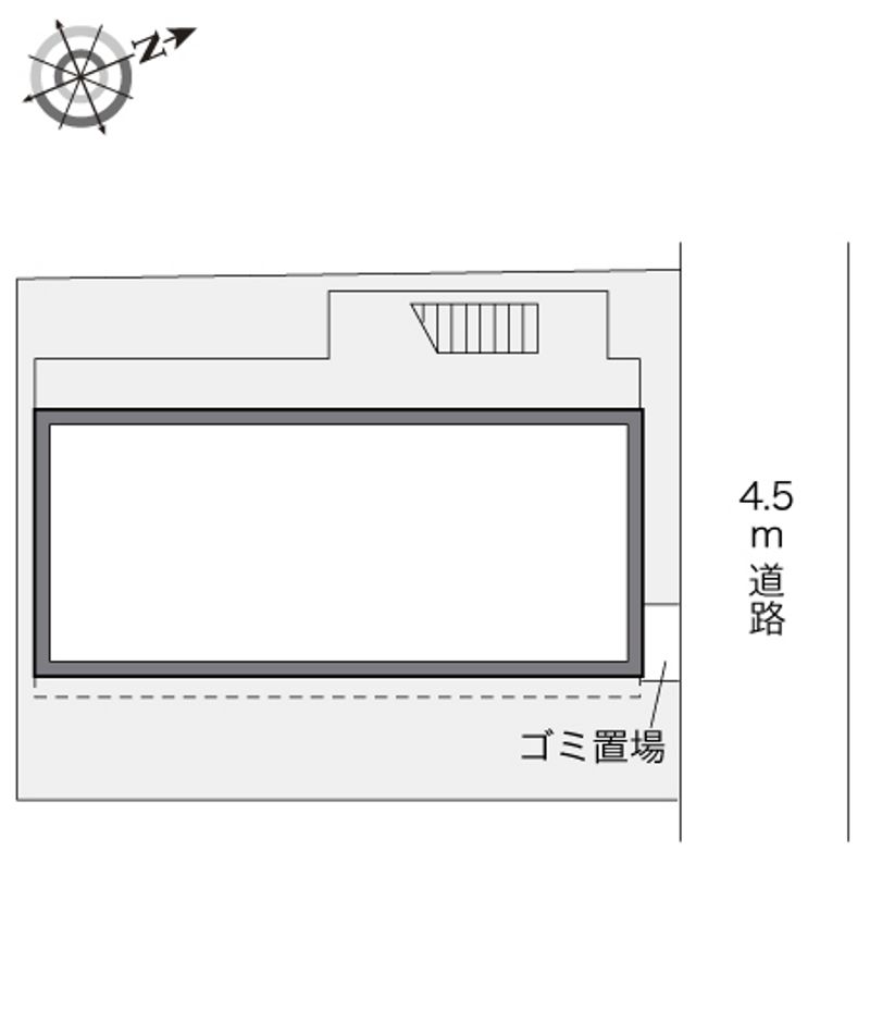 レオパレス山中 配置図