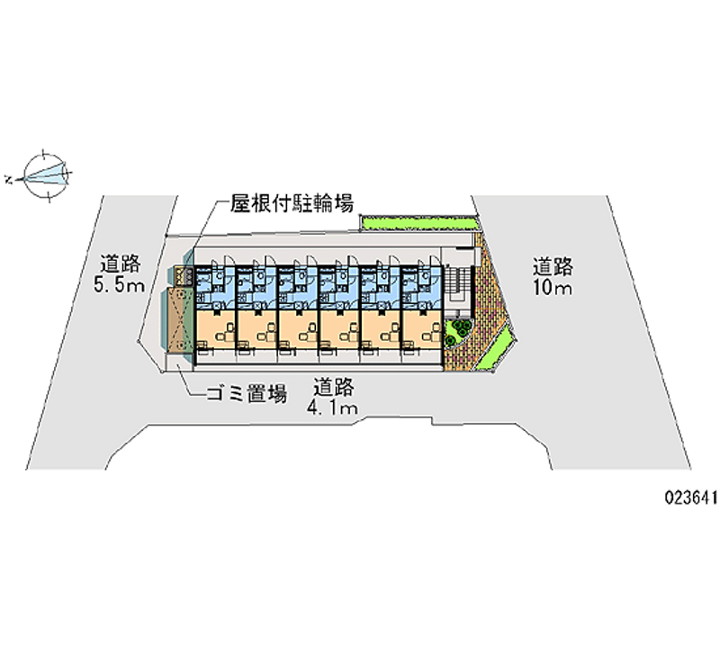 レオパレス尼崎 区画図