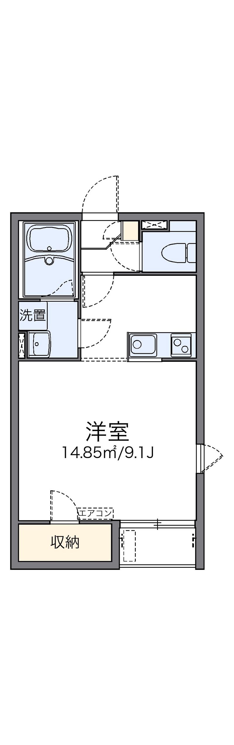 LEONEXT Yuarito Heights Floor plan