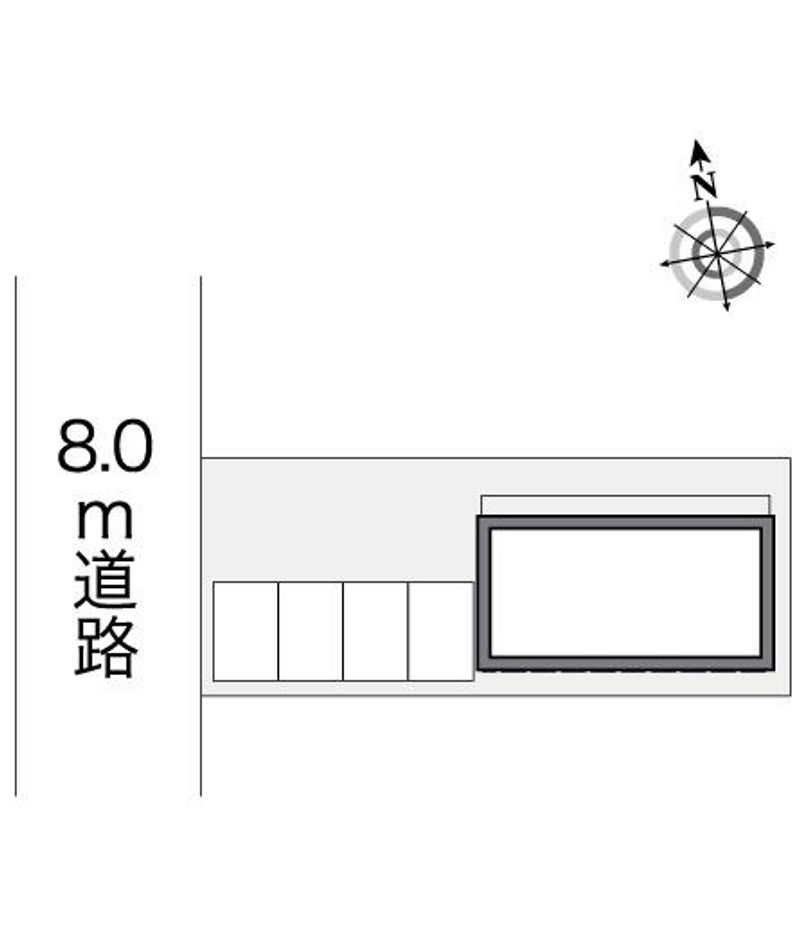 レオパレス松島 配置図