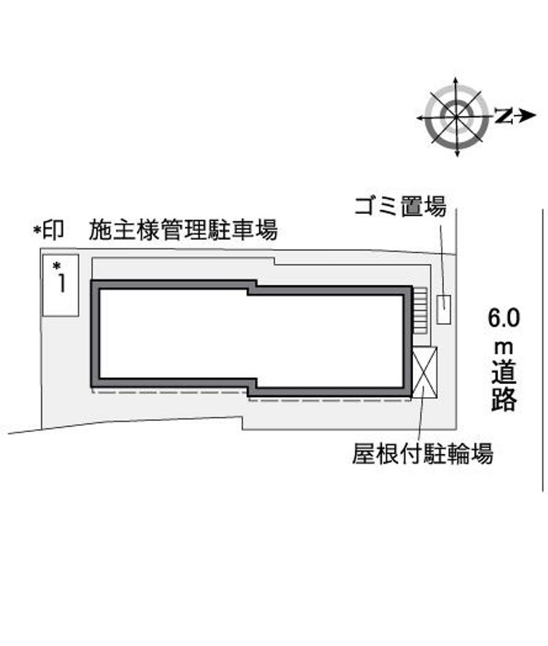 レオパレスＵＲＩＷＡＲＩ 配置図