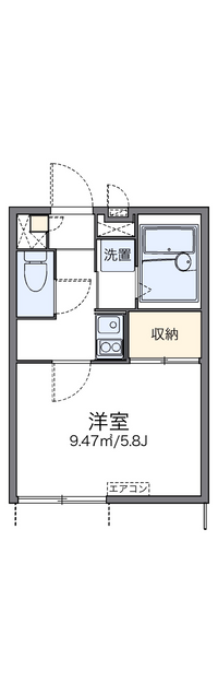 レオパレスシンフォニー 間取り図