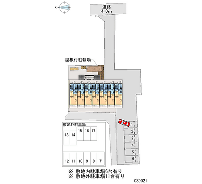 39021 Monthly parking lot