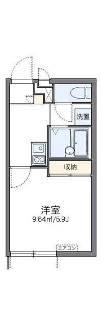 レオパレス時田　楓館 間取り図