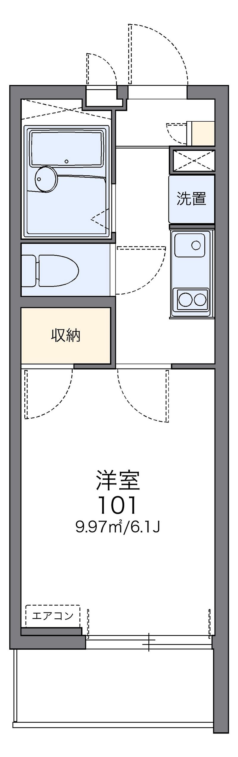 レオネクスト武蔵野第４ 間取図