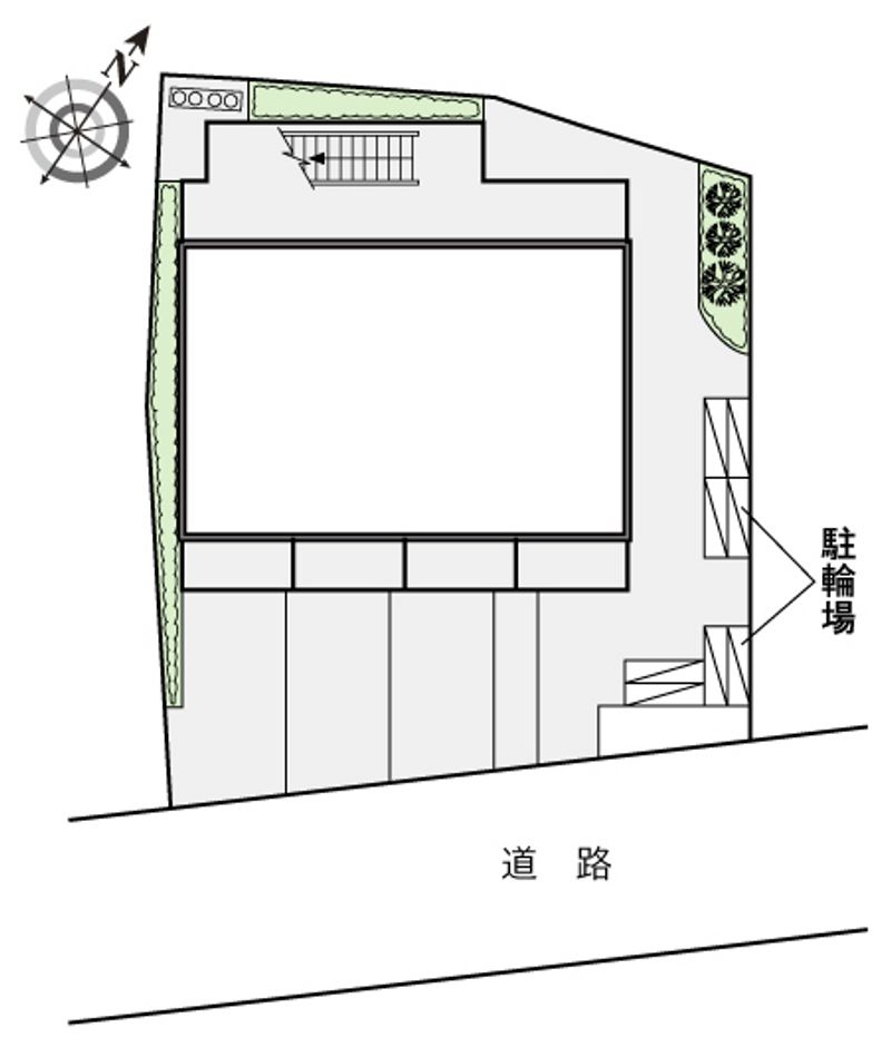 レオパレスリーヴ・マ・メゾン 配置図
