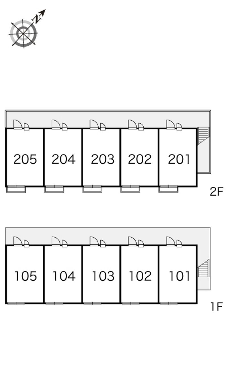 レオパレスさくら 間取配置図