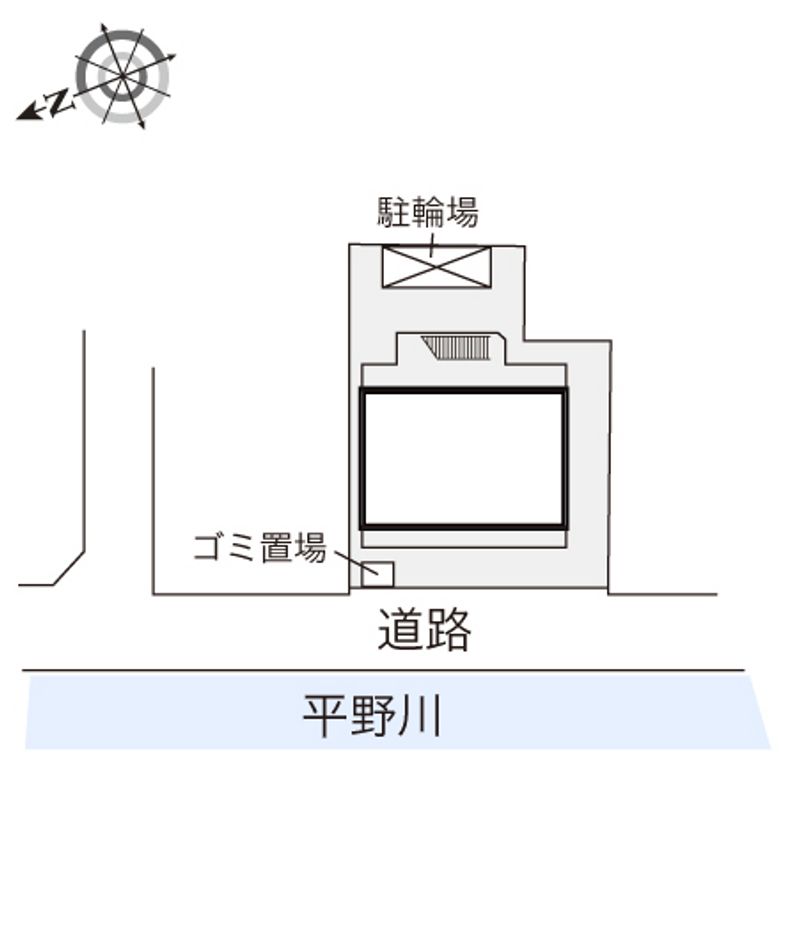 レオパレスＺＩＯＵＮ　ＶＩＥＲ 配置図