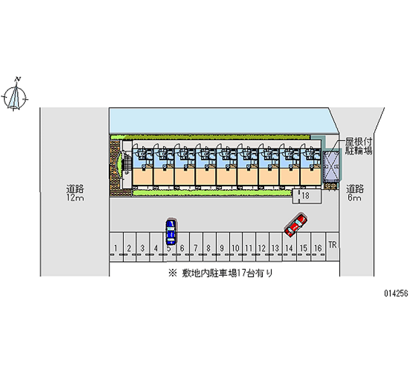 14256 Monthly parking lot