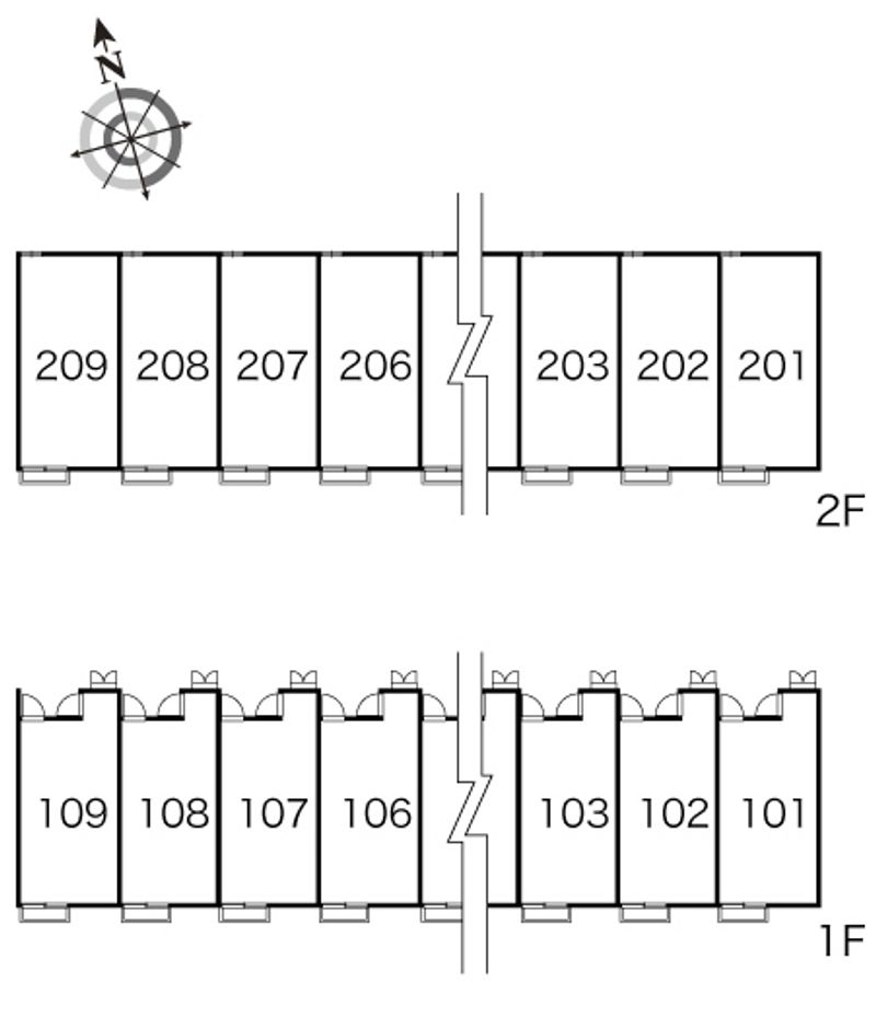 レオパレスＳｕｎｎｙ　Ｓｐｏｔ 間取配置図
