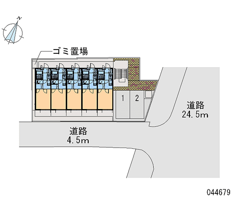 レオパレス真野 区画図