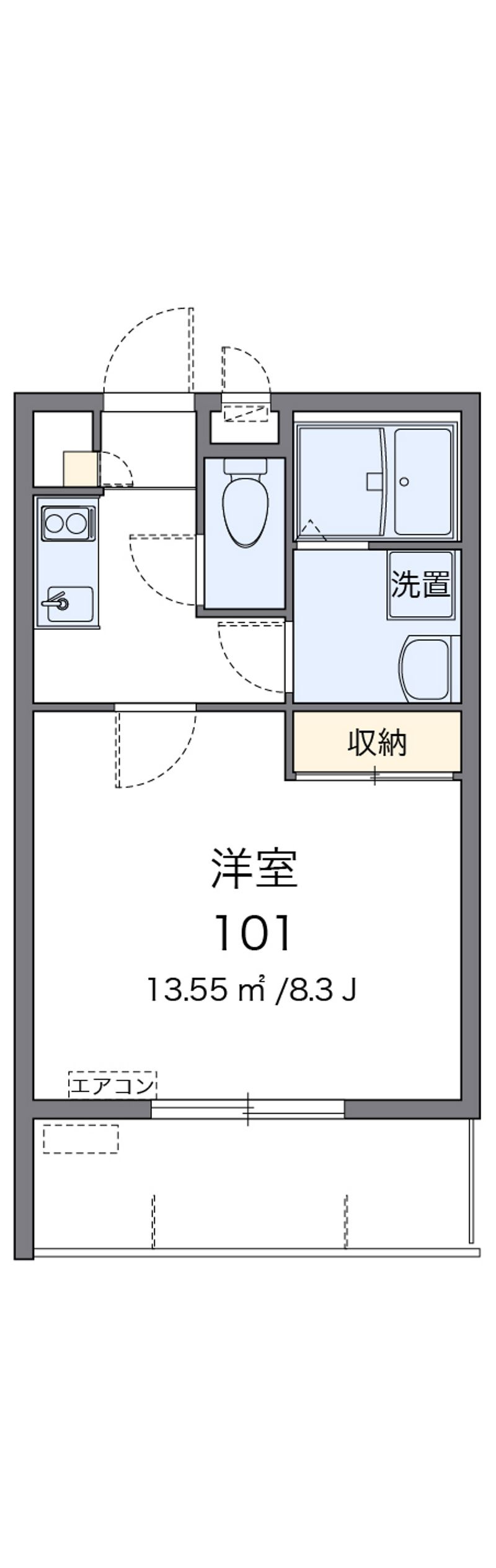 クレイノイセラー 間取図