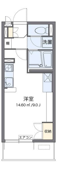 ミランダクレール　西八王子 間取り図