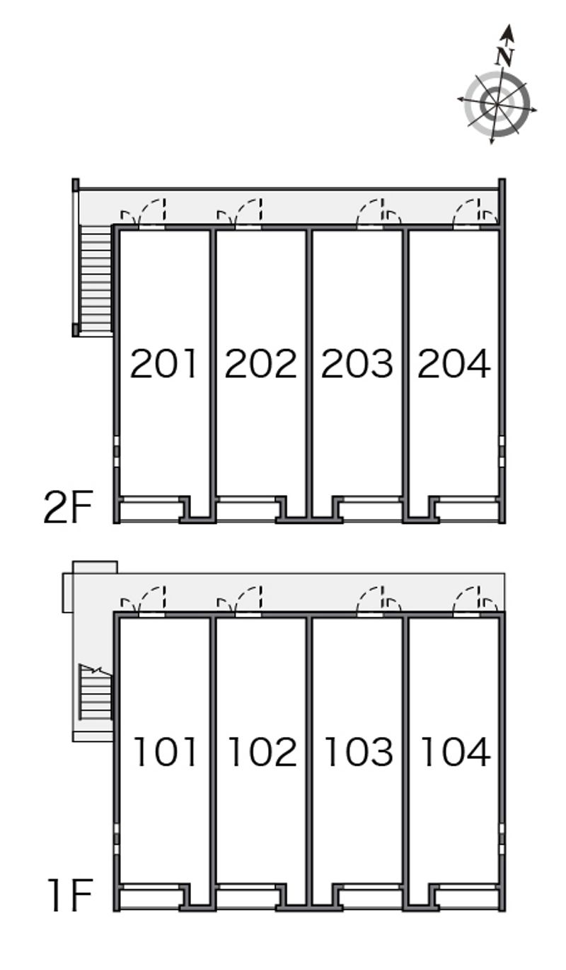 クレイノエスペランサ　トワ 間取配置図