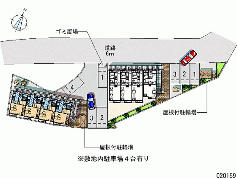 レオパレス逗子ＴＷＩＮ−β 月極駐車場