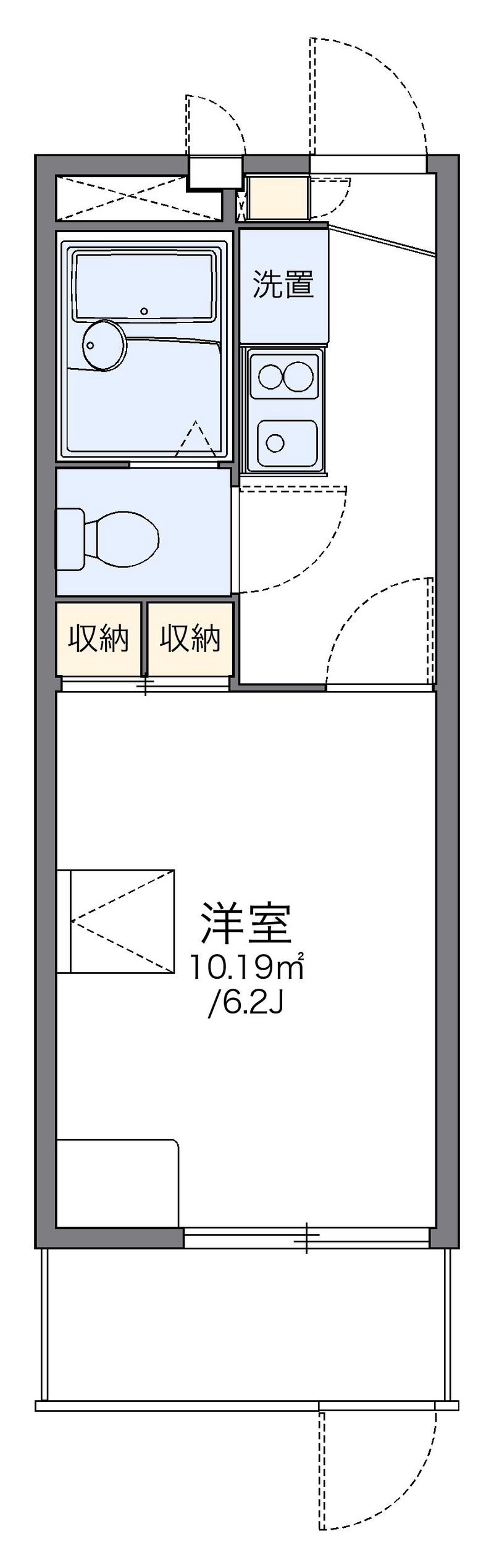 レオパレスＯＨＮＯ 間取図
