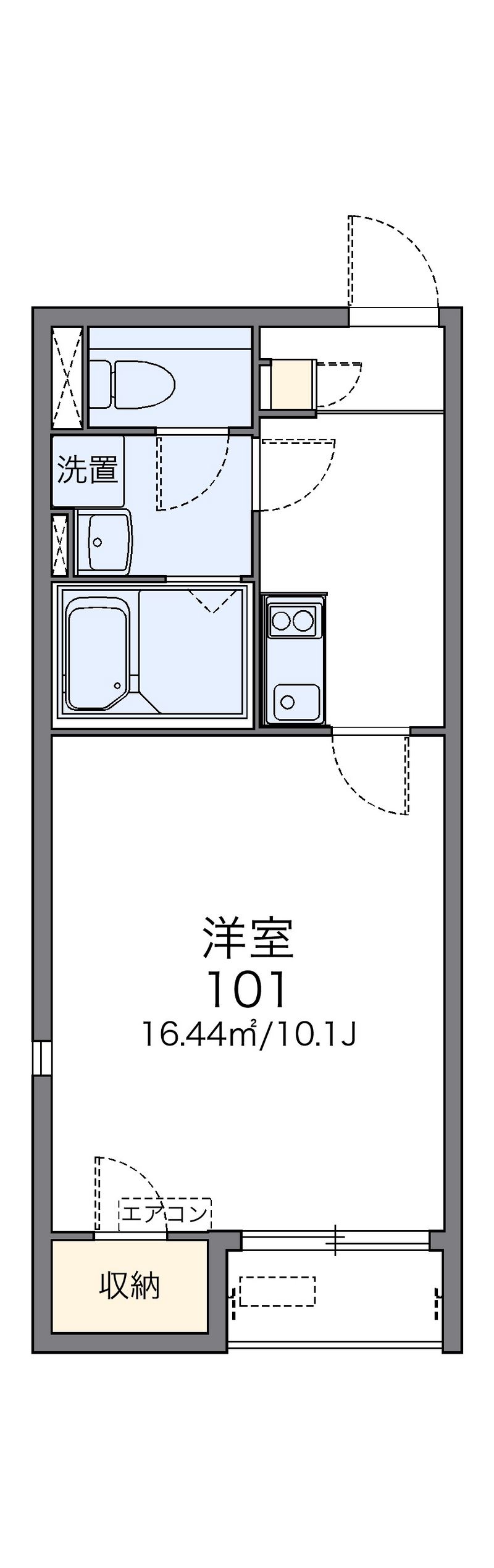 レオネクスト飛鳥 間取図
