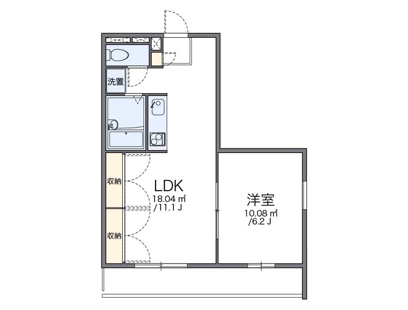 leopalace Himawari Floor plan