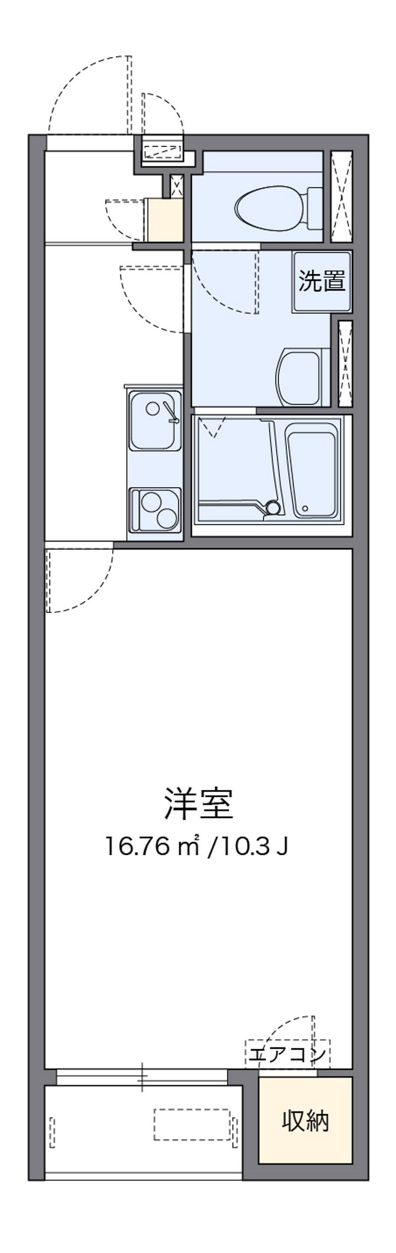 クレイノルピナス 間取図
