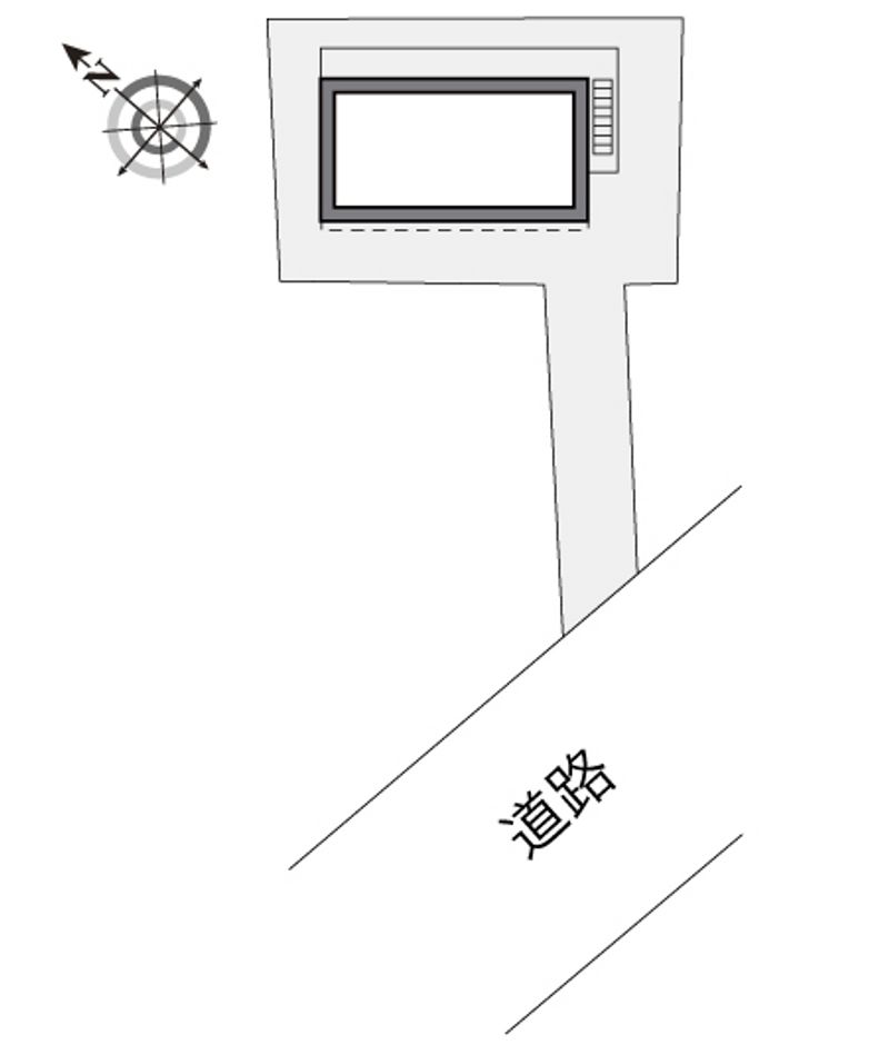 レオパレス富士コーポ 配置図
