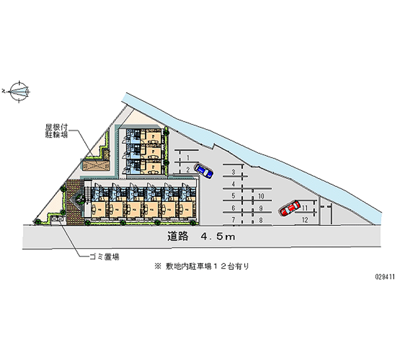 レオパレスクゥラージュ 月極駐車場