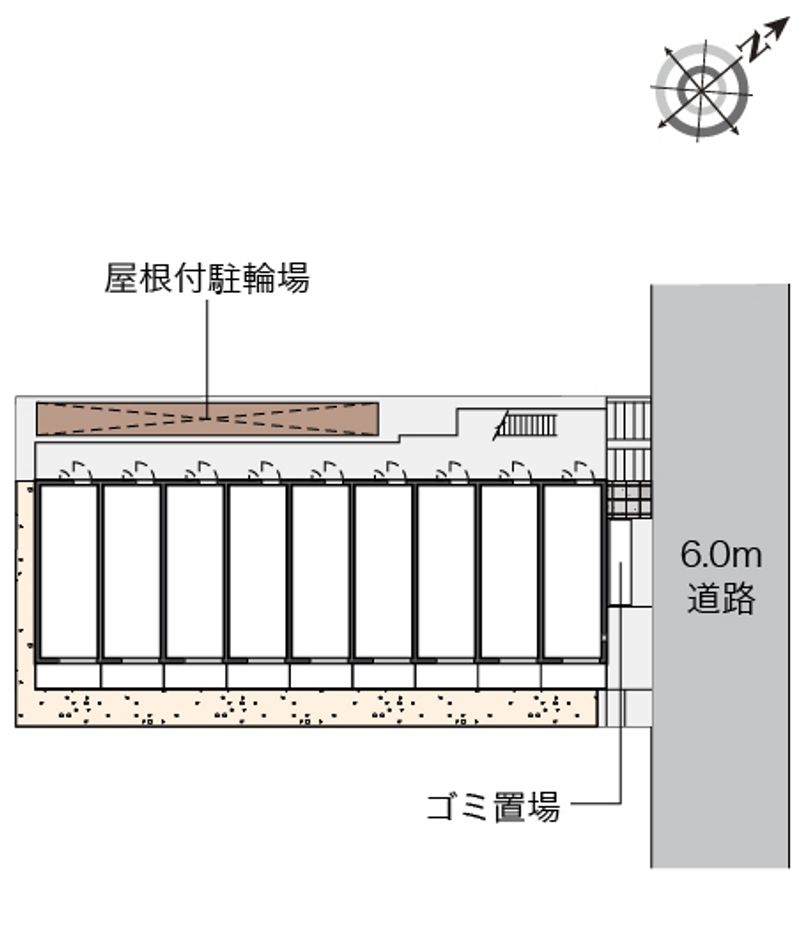 レオネクストラグレージュⅢ 配置図