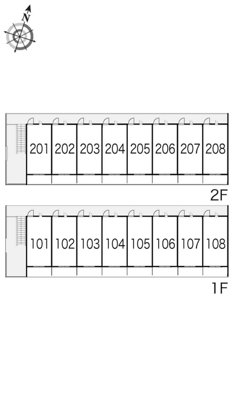 レオパレスＫｕｂｏｔａ 間取り配置図