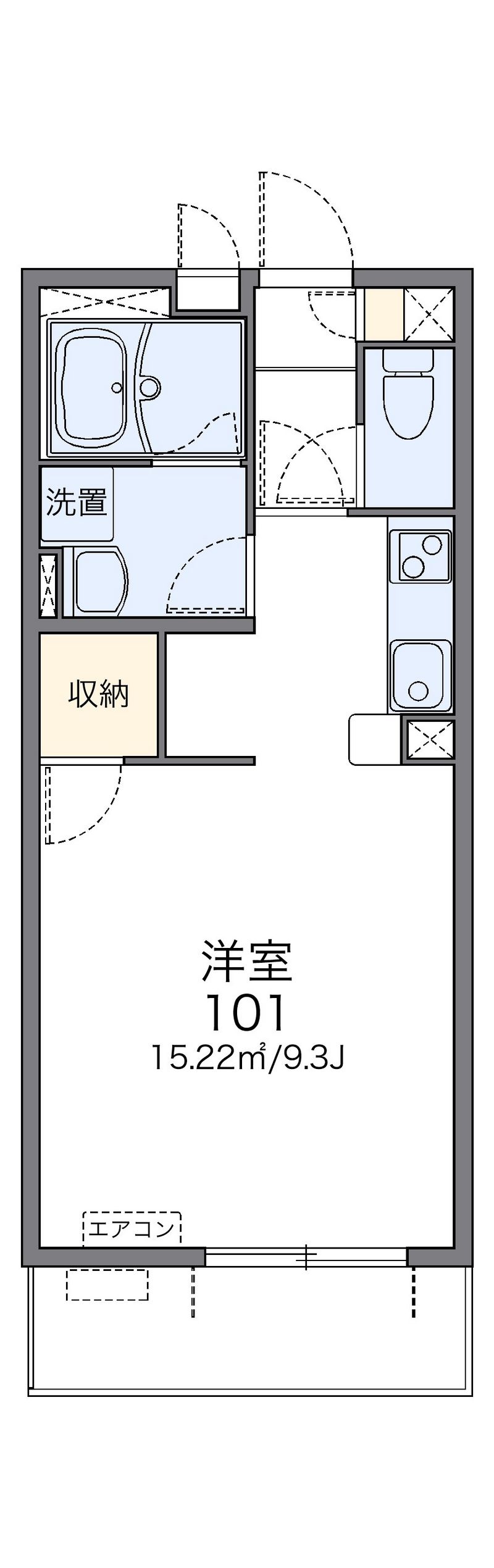 レオネクストコンフォート永楽 間取図
