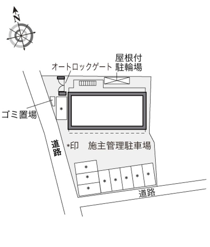 レオパレスドミールⅢ 配置図