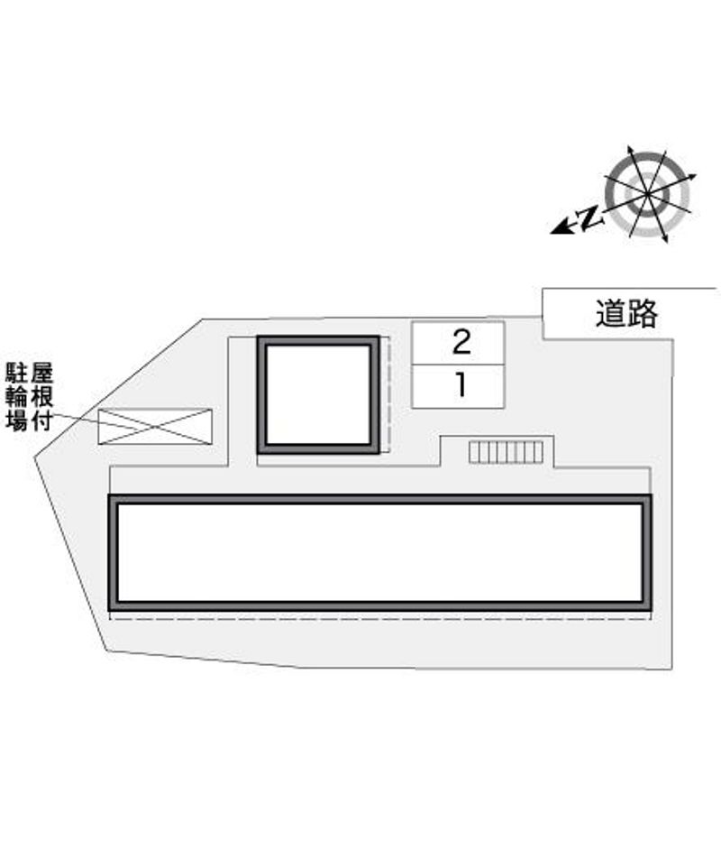 レオパレスアルプス京山 配置図