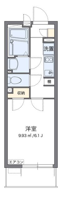 クレイノユニバーサルパレス 間取り図