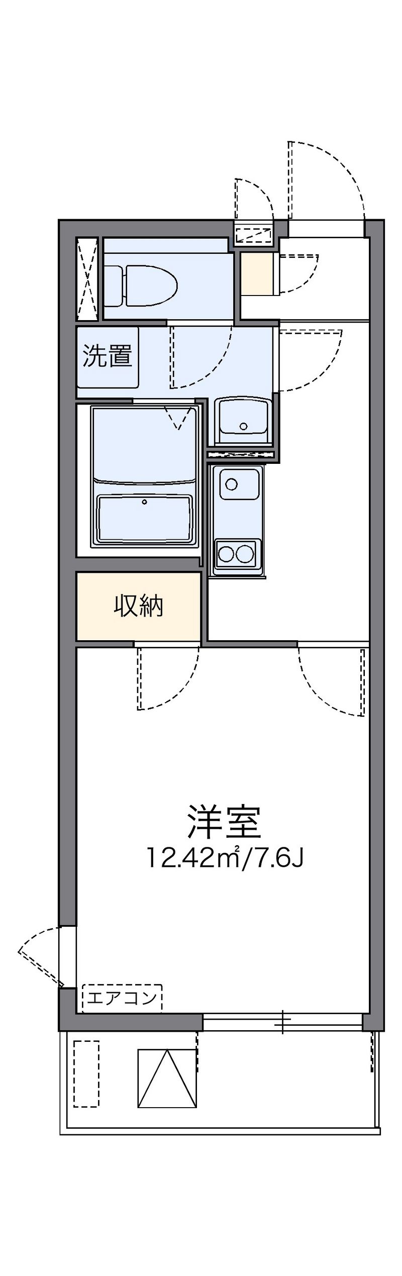 レオネクストラグレージュⅡ 間取図
