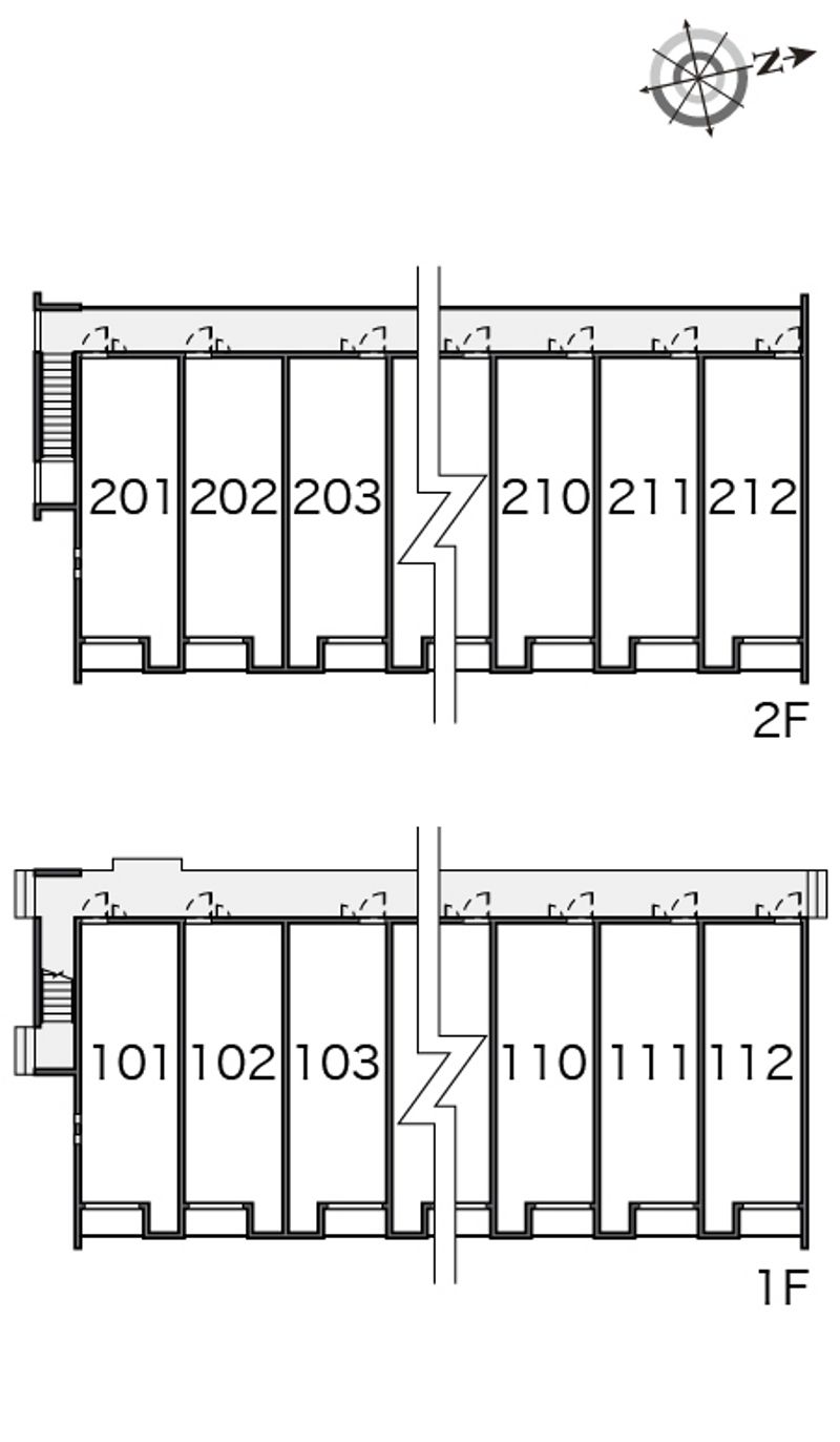 クレイノプレミールⅡ 間取配置図