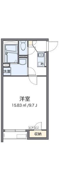 クレイノサンライト緑ケ丘 間取り図