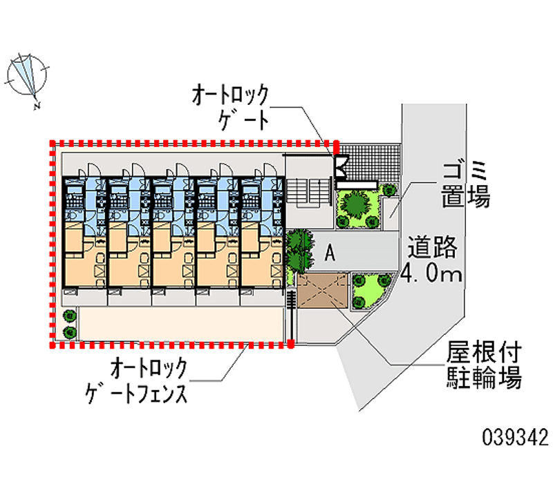 レオパレスＷＡＯ　ＷＡＯ 区画図