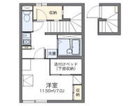 レオパレスコンフォート 間取り図