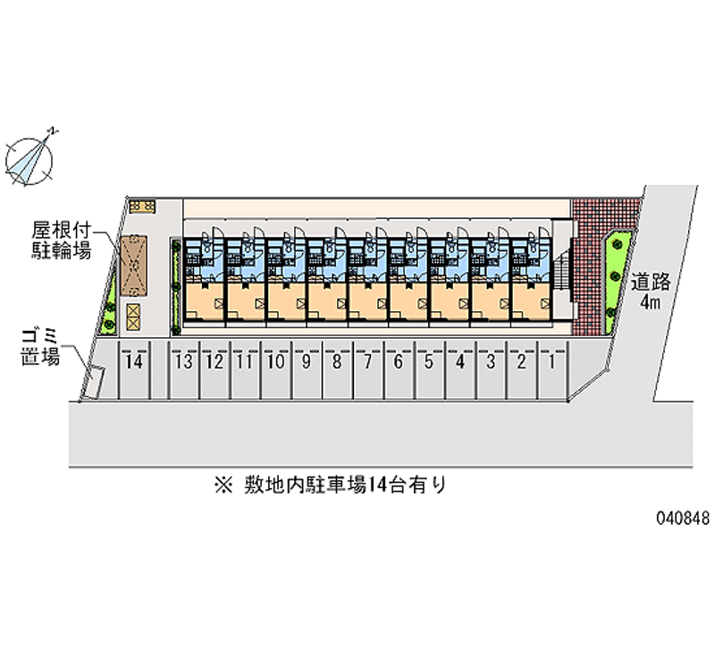 40848 Monthly parking lot