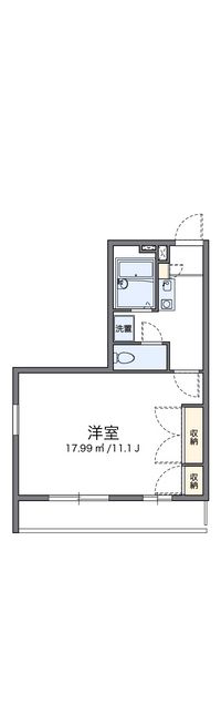 レオパレスナカジマ 間取り図